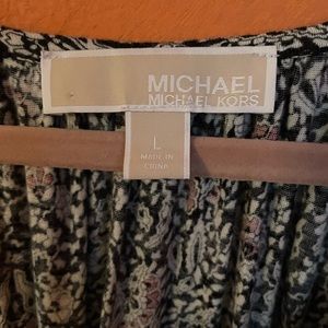 Michael Kors 3/4 sleeve blouse, floral - size L